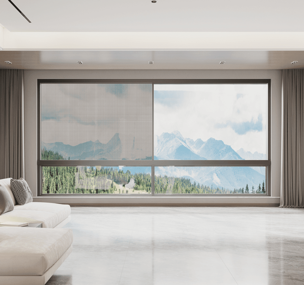 SKY REALM(T128) Series Six Track Extremely Narrow Sliding Window