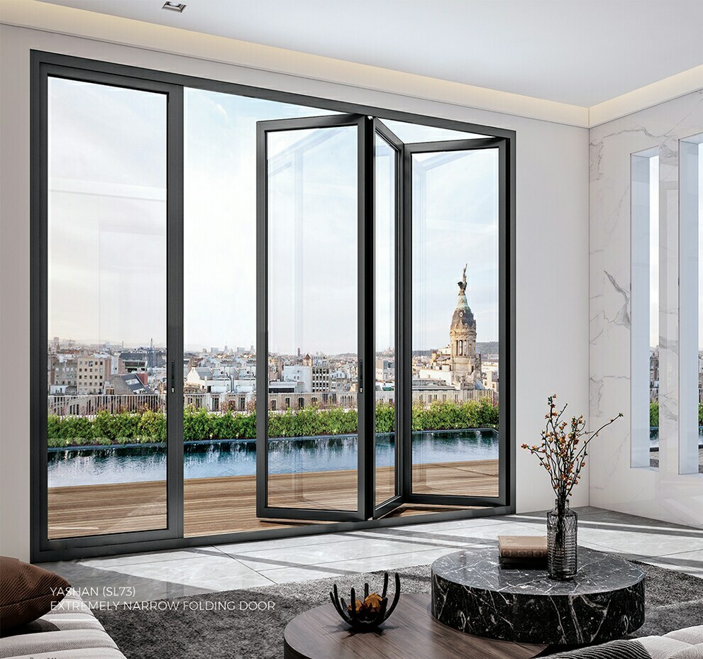 YASHAN (SL73) Series Extremely Narrow Folding Door